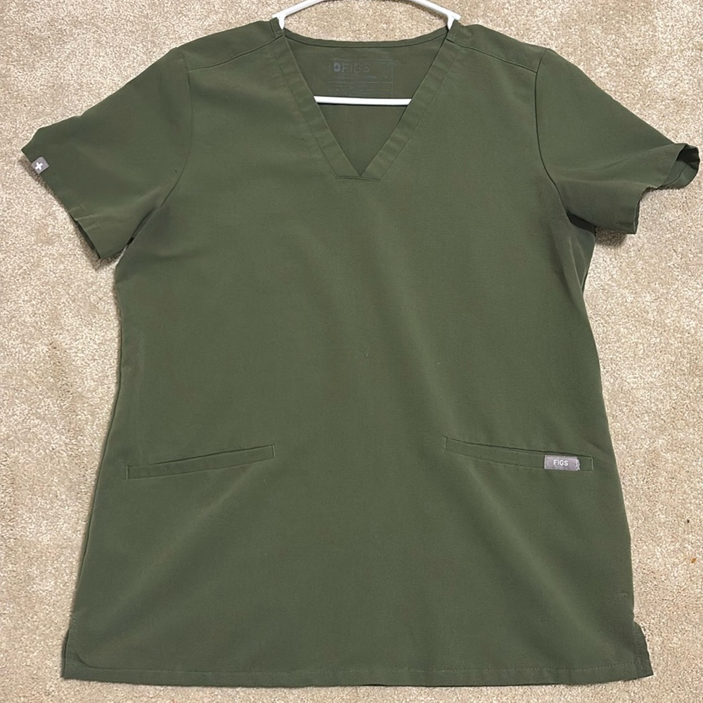 Figs Top, Green, PO# 2043